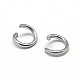 304 Stainless Steel Jump Rings STAS-E043-6x0.8mm-2