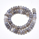 Natürlichen graue Achat Perlen Stränge G-T122-02A-2