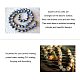 Pandahall élite 120 pièces perles de cloisonné rondes à la main pour la fabrication de bijoux article bricolage fabrication de bijoux artisanat CLB-PH0001-01-6mm-6