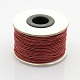 Rotondi monili che bordano fili elastici cavi di nylon NWIR-L003-C-08-2