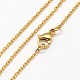 Trendy Unisex 304 Stainless Steel Cable Chain Necklaces NJEW-M047-02-1