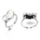 (vendita in fabbrica di feste di gioielli) anelli per polsini in lega di zinco RJEW-N029-025-3