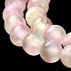Brins de perles de sélénite naturelles G-P493-01P-3