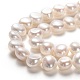 Fili di perle di perle d'acqua dolce coltivate naturali PEAR-L033-52-01-2