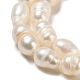 Nbeads grado a hebras de perlas de agua dulce cultivadas naturales PEAR-NB0001-30B-2