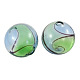 Handmade Blown Glass Globe Beads DH003Y-50mm-M-2