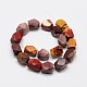 Natural Mookaite Faceted Rhombus Beads Strands G-L235-06-2