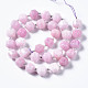 Chapelets de perles de jade blanche naturelle G-T132-051F-02-2