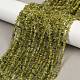 Natürlichen Peridot Perlen Stränge&nbsp;X-G-P332-48-02-2