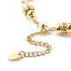 Bracelet à maillons en perles d'hématite synthétique BJEW-JB07866-5