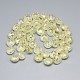 Electroplate Glass Beads Strands EGLA-Q084-14mm-12-2