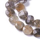 Brins de perles de sunstone noirs naturels G-L492-06B-06B-2