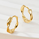 925 Sterling Silver Twist Hoop Earrings for Women IA8169-1-1