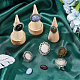 Sunnyclue Kit fai da te per creare anelli con pietre preziose DIY-SC0022-34-4