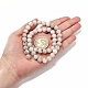 Chapelets de perles en agate fou naturel X-G-D840-55-8mm-5