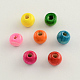 Dyed Natural Wood Beads WOOD-Q006-14mm-M-LF-1