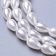 Perlas de perlas de concha pulidas X-BSHE-L042-A03-2