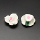 Handmade Polymer Clay Flower Cabochons CLAY-Q221-28-2