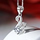 925 Sterling Silver Pendant Necklaces NJEW-BB71865-A-4