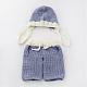 Costume de bonnet de bébé en crochet AJEW-R030-52-1