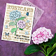 GLOBLELAND Hydrangea Flower Clear Stamps for DIY Scrapbooking Spring Plants Blooming Flowers Silicone Clear Stamp Seals for Journals Decorative Cards Making Photo Album DIY-WH0167-57-0503-4