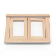 Деревянные окна мини-витрины AJEW-WH0261-17-2