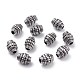 Antique Silver Plated Acrylic Beads X-PLS056Y-2