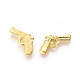 合金カボション  ネイルアートの装飾の付属品  銃  ゴールドカラー  10x8mm MRMJ-T006-008-05-2
