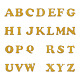 26 letras de tela para planchar/coser parches PJ-TAC0004-04C-1