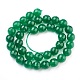 Chapelets de perles en jade de malaisie naturelle G-K288-6mm-11-2