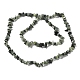 Chapelets de perles en quartz rutile vert naturel G-M205-81-2