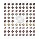 100pcs 8mm perles rondes en tourmaline rouge violette naturelle DIY-LS0002-09-1