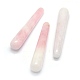 Bastoncini per massaggio al quarzo rosa naturale G-O175-04-1