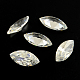 Horse Eye Shaped Cubic Zirconia Pointed Back Cabochons ZIRC-R009-10x5-02-1