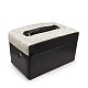 Rectangle Imitation Leather Rhinestone Jewelry Boxes for Girl LBOX-L001-01A-3
