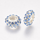 Alloy Rhinestone European Beads MPDL-Q105-1-2