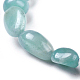Amazonite Perlen Stretch Armbänder BJEW-K213-09-3