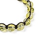 Cuisson bracelets de perles tressées en verre craquelé peint BJEW-JB04333-01-2