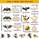 SUNNYCLUE 1 Box 36Pcs 6 Style Bat Charm Bulk Halloween Themed Charm Vampire Charms Spooky Flittermouse Fly Animal Charm for Jewelry Making Kit Women Adults DIY Bracelet Necklace Earrings Crafts ENAM-SC0003-44-2
