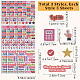GORGECRAFT 9 Sheets 3 Styles Cash Envelope Label Stickers Colorful Budget Binder Labels Budget Category Letter Sticker for Saving Funds Expenses Tracker Finance Planner Money Bill Coupon Organizer STIC-GF0001-17-2