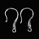 Rhodium Plated 925 Sterling Silver Earring Hooks STER-K168-101P-5