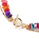 Valentinstag Doppelschicht Halsketten NJEW-JN03192-2
