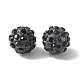 Ручной полимерной глины шариков Rhinestone CLAY-WH0010-01B-2