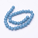 Chapelets de perles en verre imitation jade X-EGLA-E047-C03-2