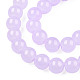 Chapelets de perles en verre imitation jade X-DGLA-S076-8mm-27-01-2