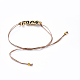 Waxed Polyester Cord Bracelets BJEW-JB04482-4