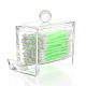 プラスチック製の化粧品収納ディスプレイボックス  ディスプレイスタンド  化粧オーガナイザー  透明  9x7x10cm ODIS-S013-34-8