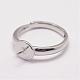 Sterling Silver Finger Rings Components RJEW-P118-26-3