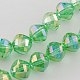 Electroplate Glass Beads Strands EGLA-R033-8mm-M-2