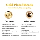 500Pcs 4 Styles Brass Round Spacer Beads KK-CJ0001-79-5